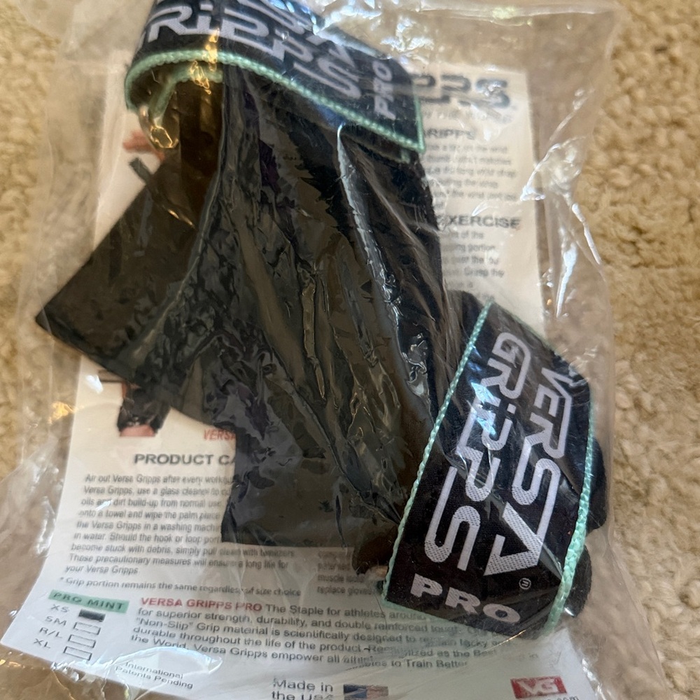 Versa Grips Pro Wrist Straps - XS  Mint - Picture 7 of 8